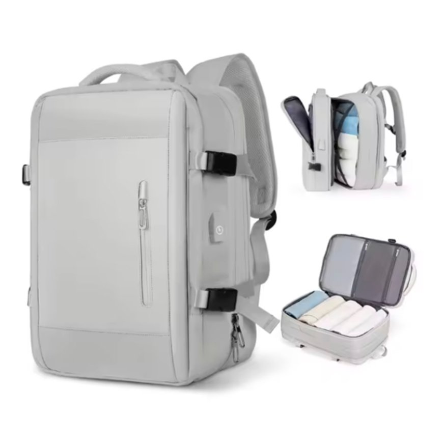 Morral-de-viaje-gris Morral de viaje gris