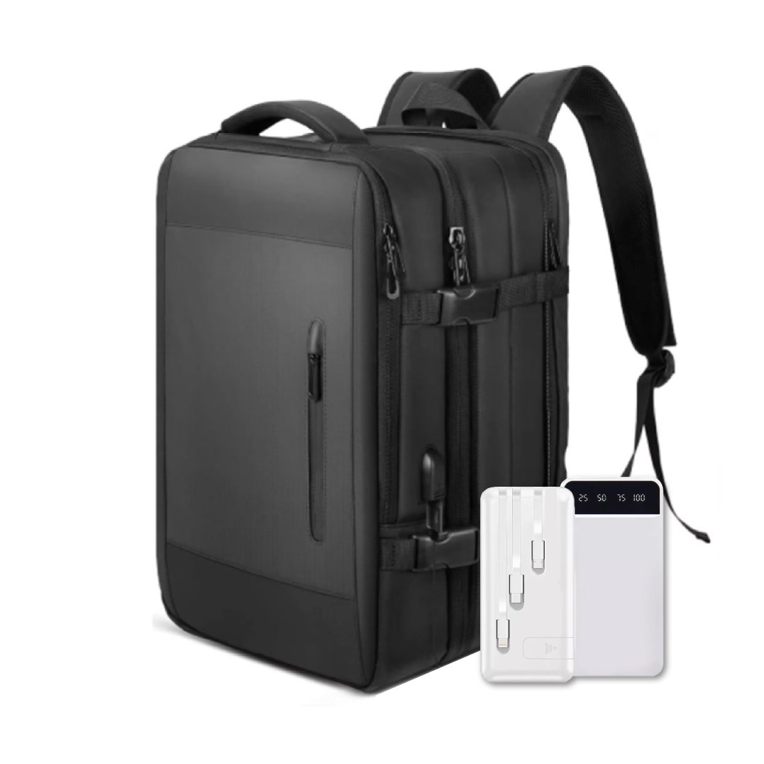 Morral-de-viaje-mas-bateria-power-bank Morral de viaje mas batería power bank